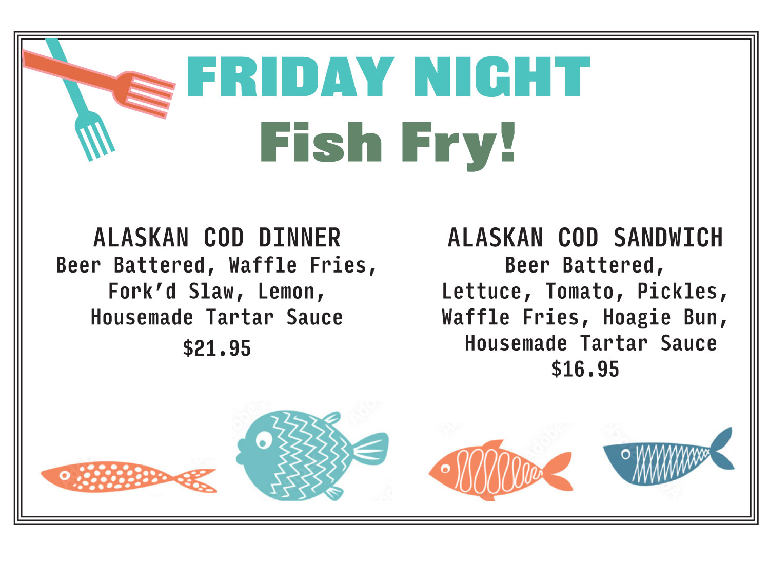 Friday Fish Fry 2026
